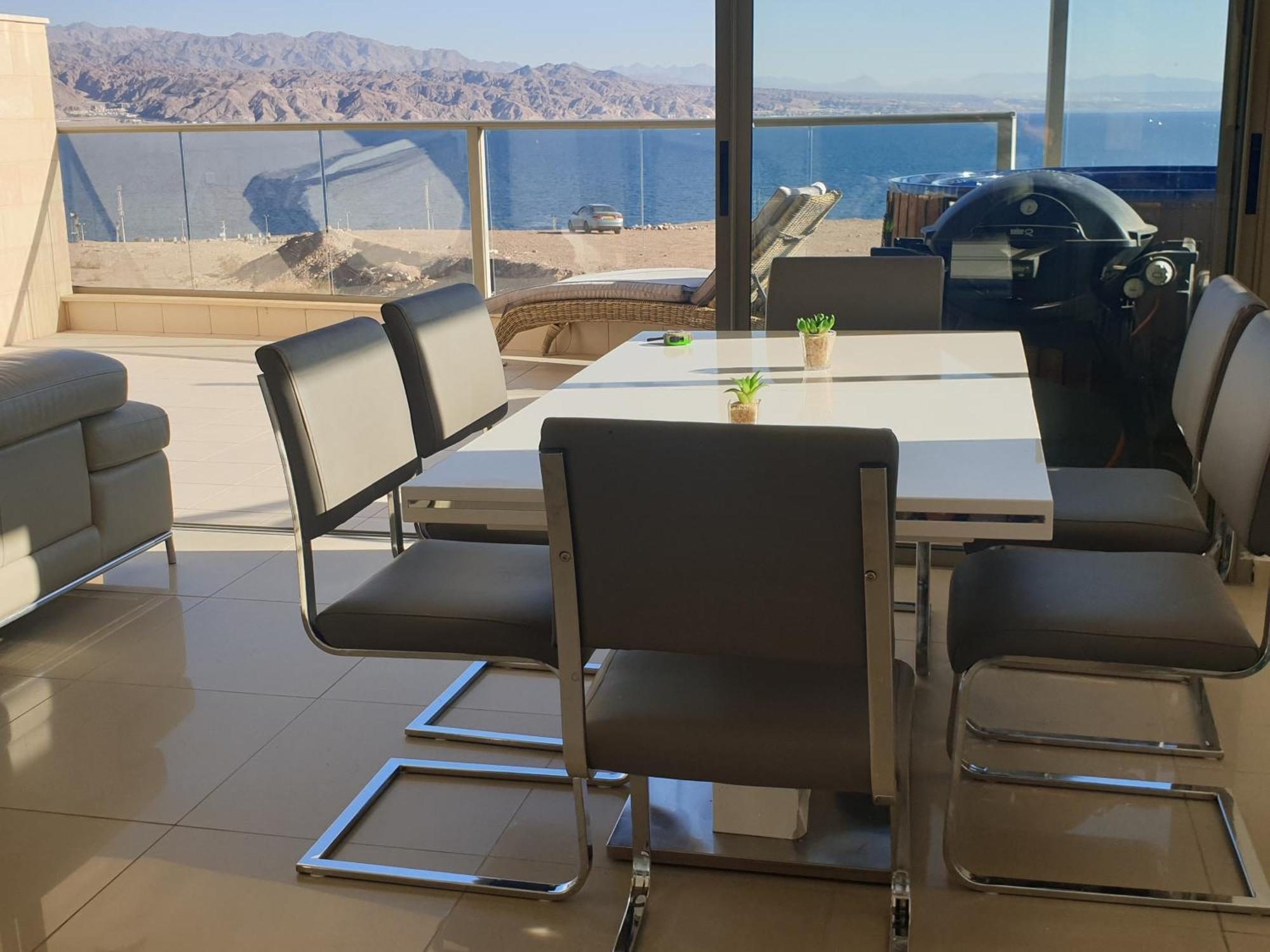 Top-Luxury Exclusive Аpt With Jacuzzi In Front Of The Sea Eilat Exterior foto